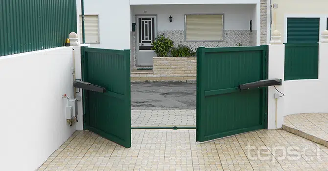 Portões e Automatismos - Portões de Entrada L77 de Alumínio