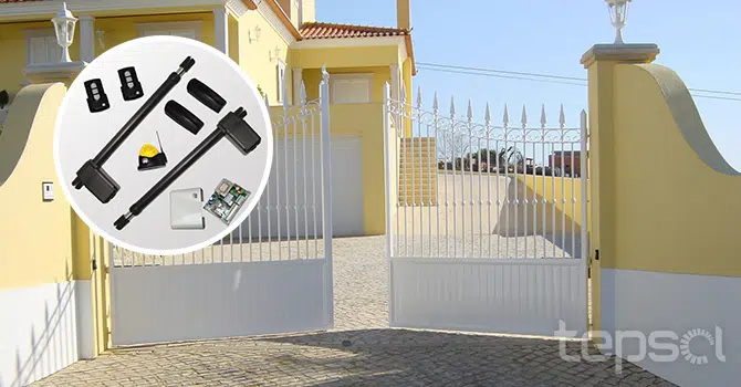 Segurança - Portões e Automatismos - Portões de Entrada L77 de Alumínio