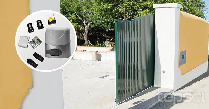 Portões e Automatismos - Portões de Entrada L77 de Alumínio