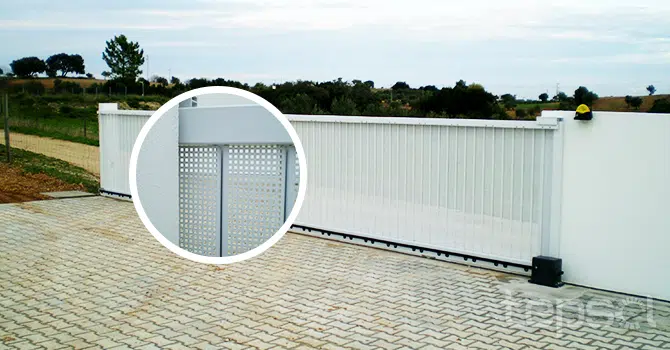 Portões e Automatismos - Portões de Entrada LA100 Plano