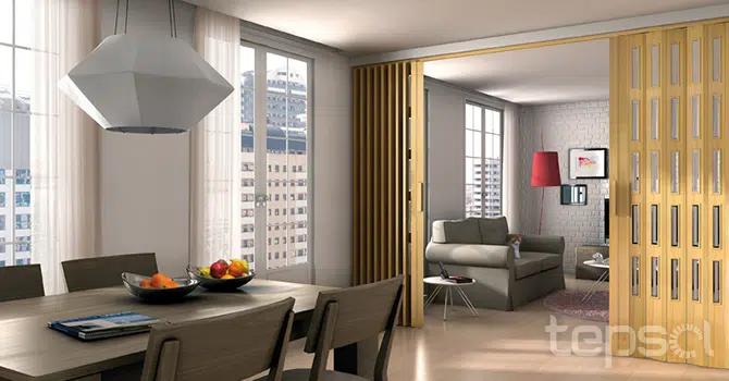 Interior - Outras Soluções - Portas de Fole Top