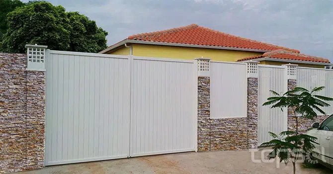 Portões e Automatismos - Portões de Entrada LA100 Plano