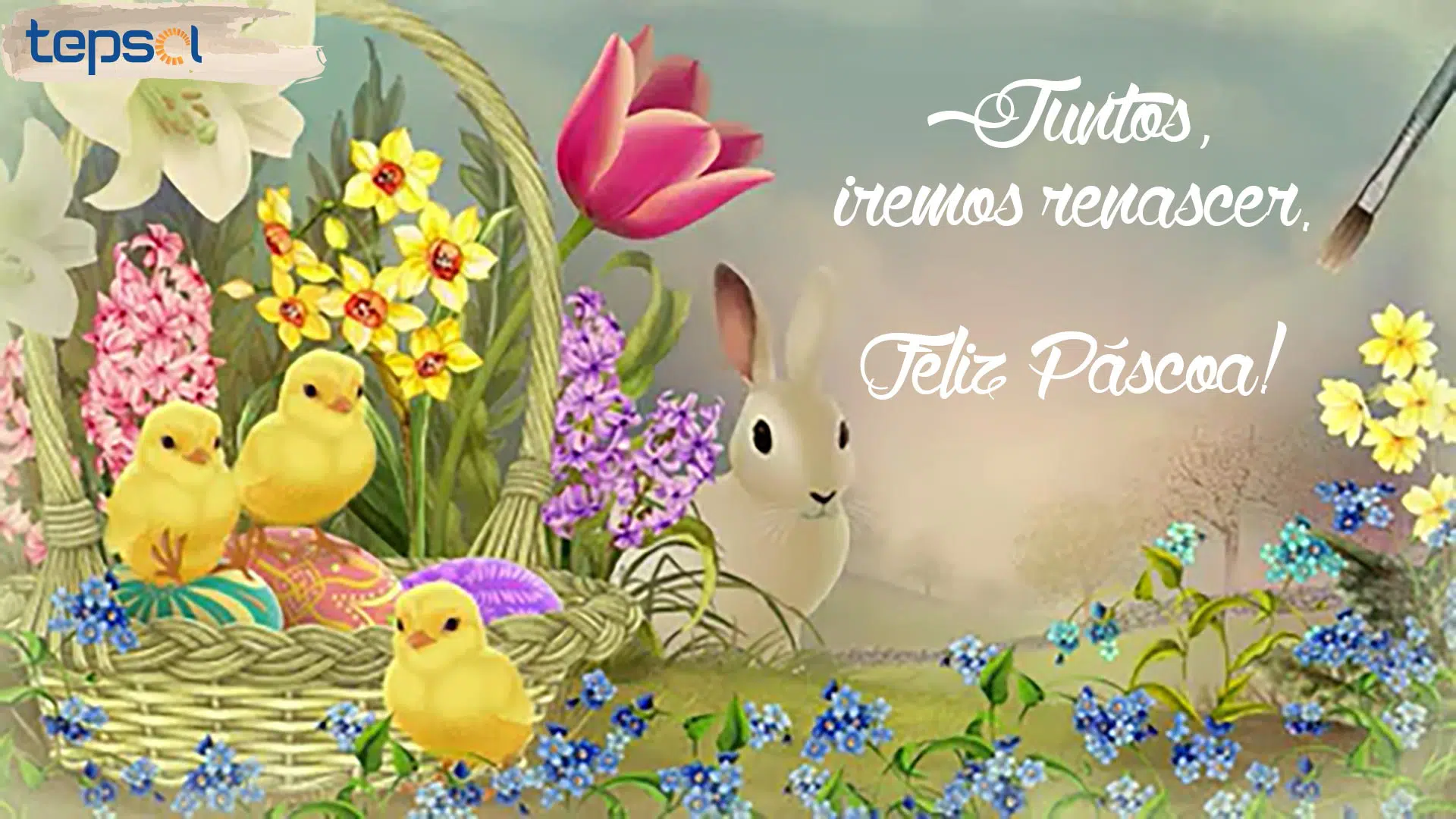 Que o espírito da Páscoa esteja em todos vós e nas vossas famílias. Juntos iremos renascer! Feliz Páscoa 2020!
